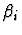 $\beta_i$
