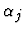 $\alpha_j$