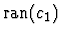$\mbox{ran}(c_1)$